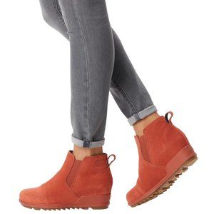 SOREL Women's Evie Pull-On Boots Red Gum 12